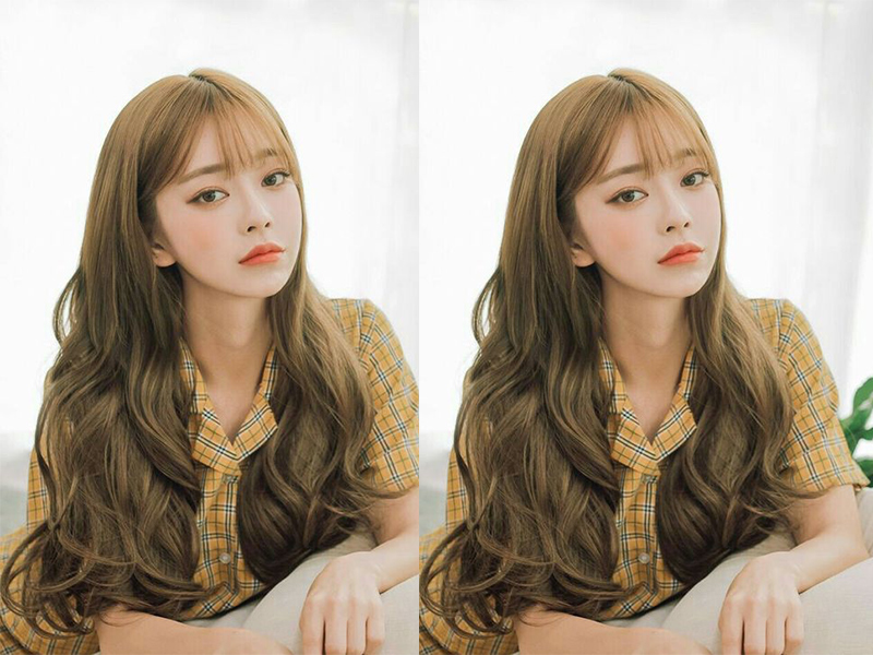 Kiểu tóc xoăn mái thưa dịu dàng cho phái đẹp