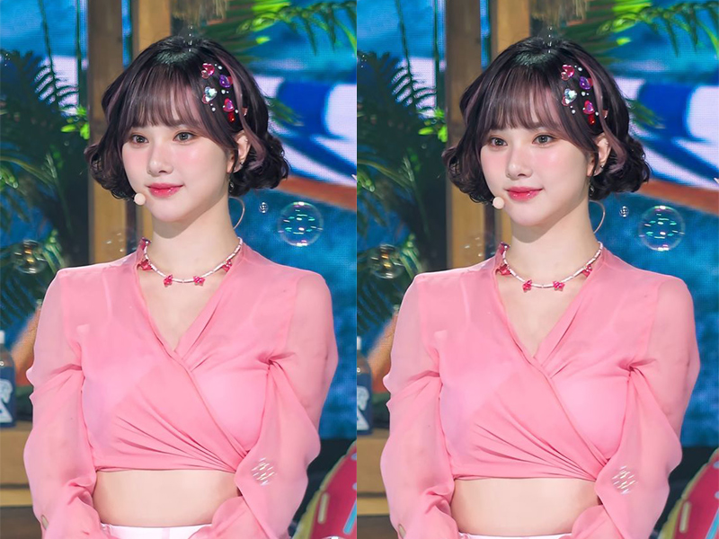 Phong cách vintage với tóc mái thưa xoăn xù mì